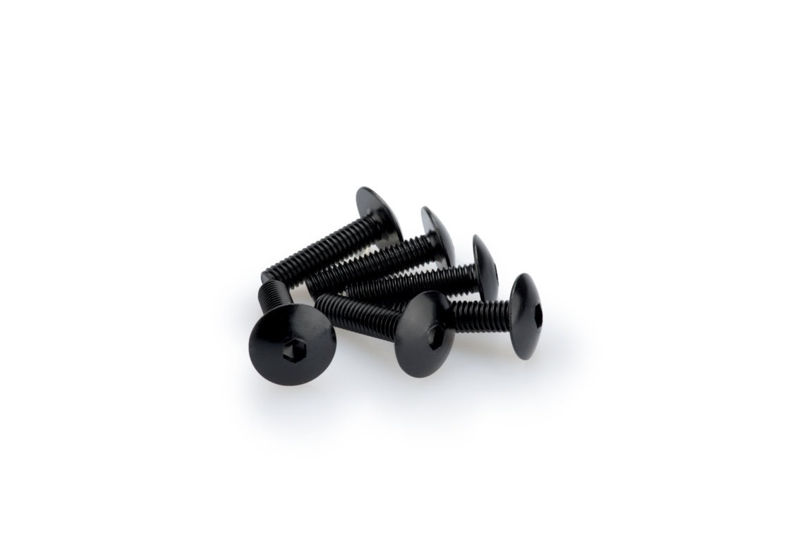 Screws PUIG ANODIZED 0689N Crni M6 x 25mm (6pcs)