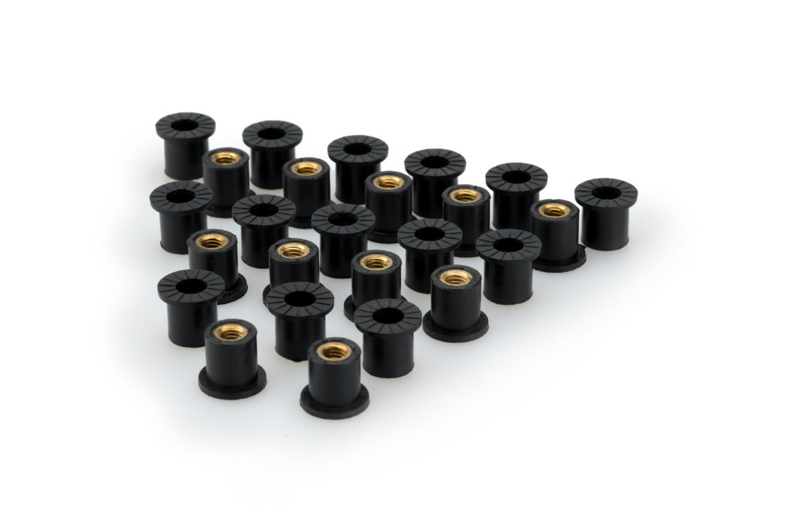Wellnuts PUIG 0715N Crni M6 (25pcs)