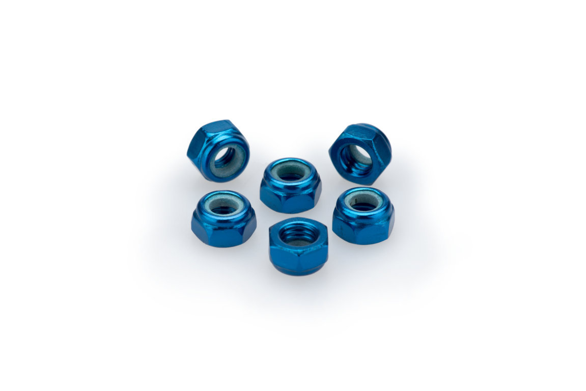 Nuts PUIG ANODIZED 0735A plavi M5 (6pcs)