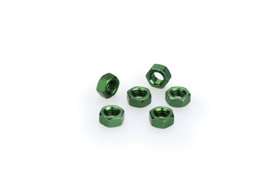 Nuts PUIG ANODIZED 0763V green M5 (6pcs)