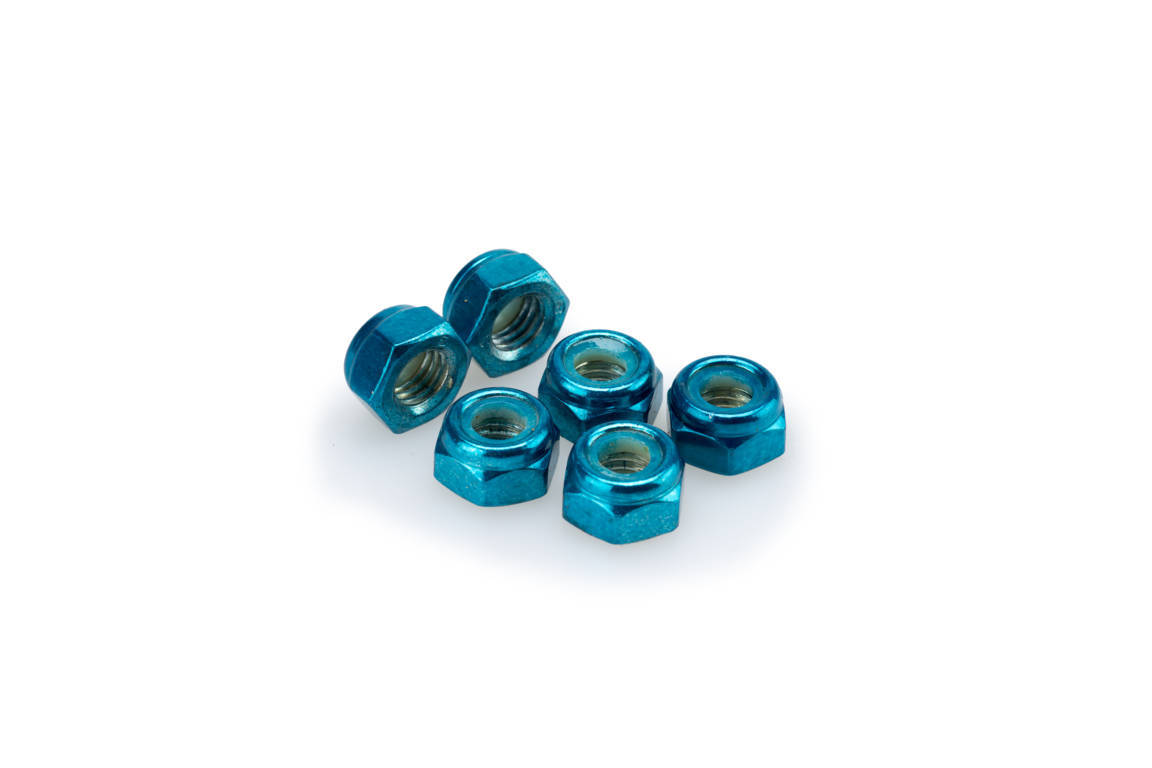 Nuts PUIG ANODIZED 0832A plavi M8 (6pcs)