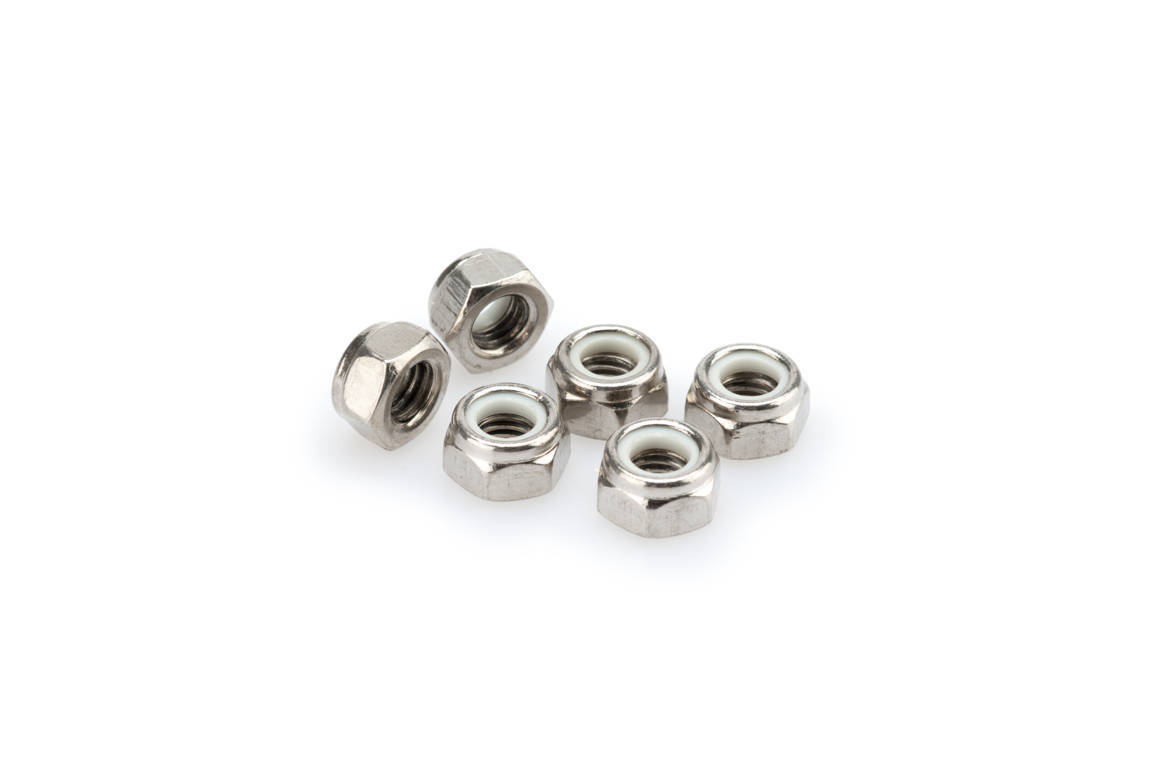 Nuts PUIG ANODIZED 0832P silver M8 (6pcs)