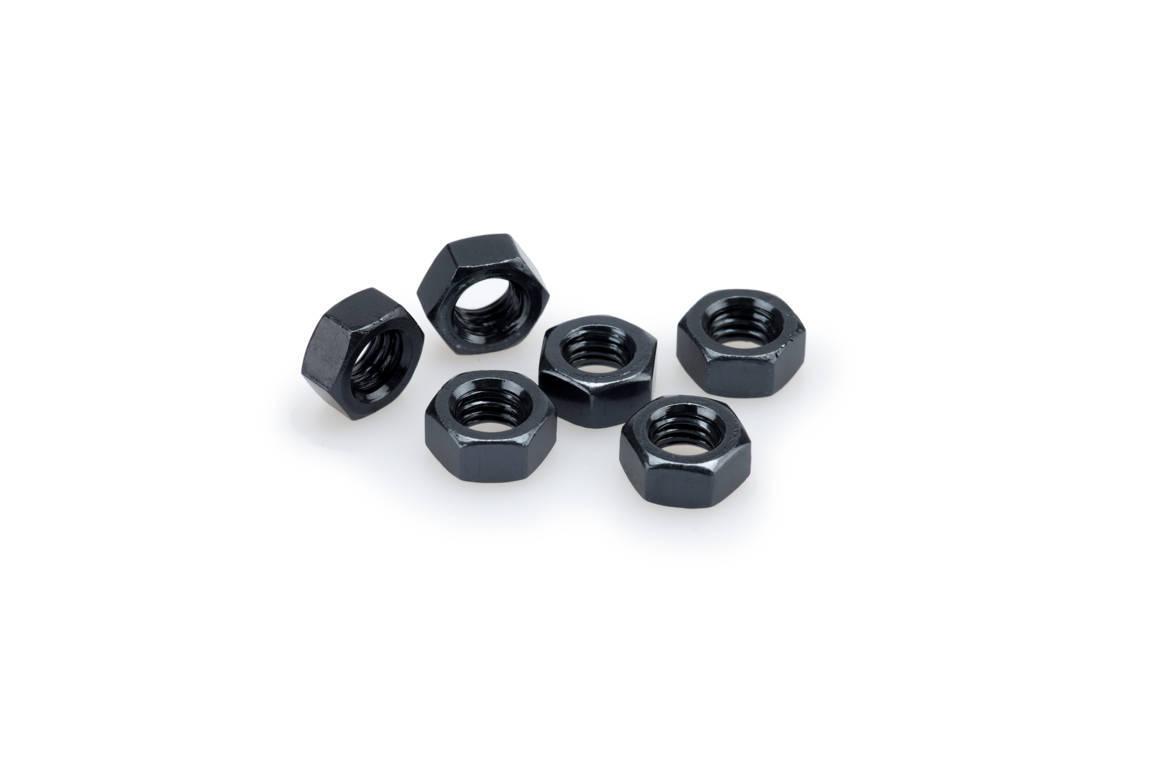 Nuts PUIG ANODIZED 0863N Crni M8 (6pcs)