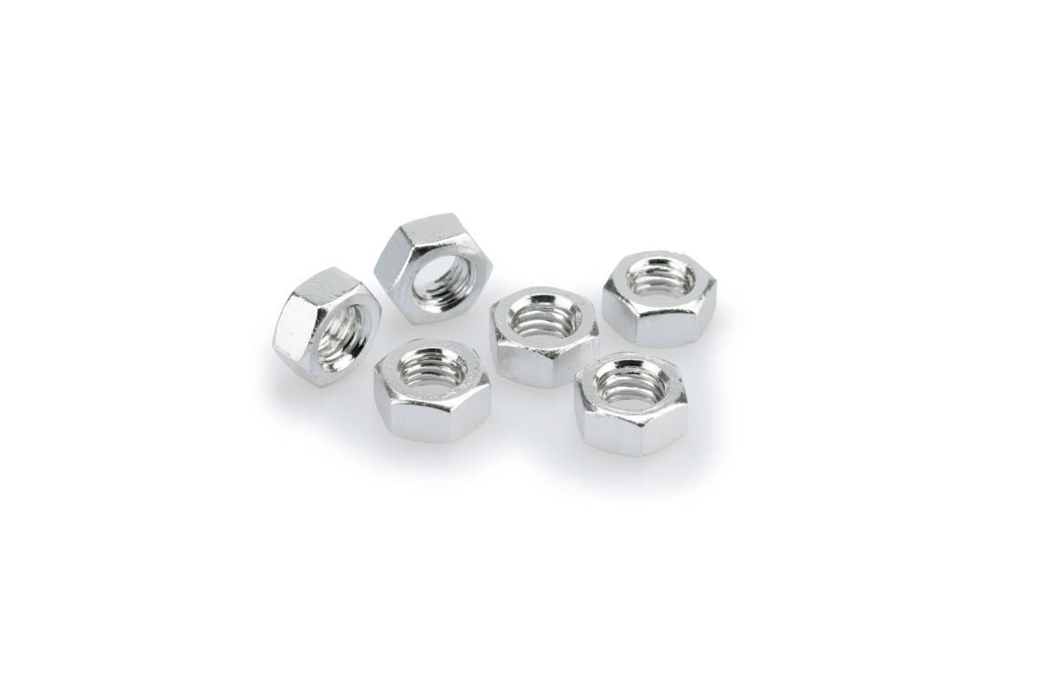 Nuts PUIG ANODIZED 0863P silver M8 (6pcs)