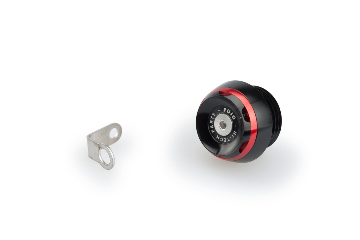 Plug oil cap PUIG TRACK 20344R crven