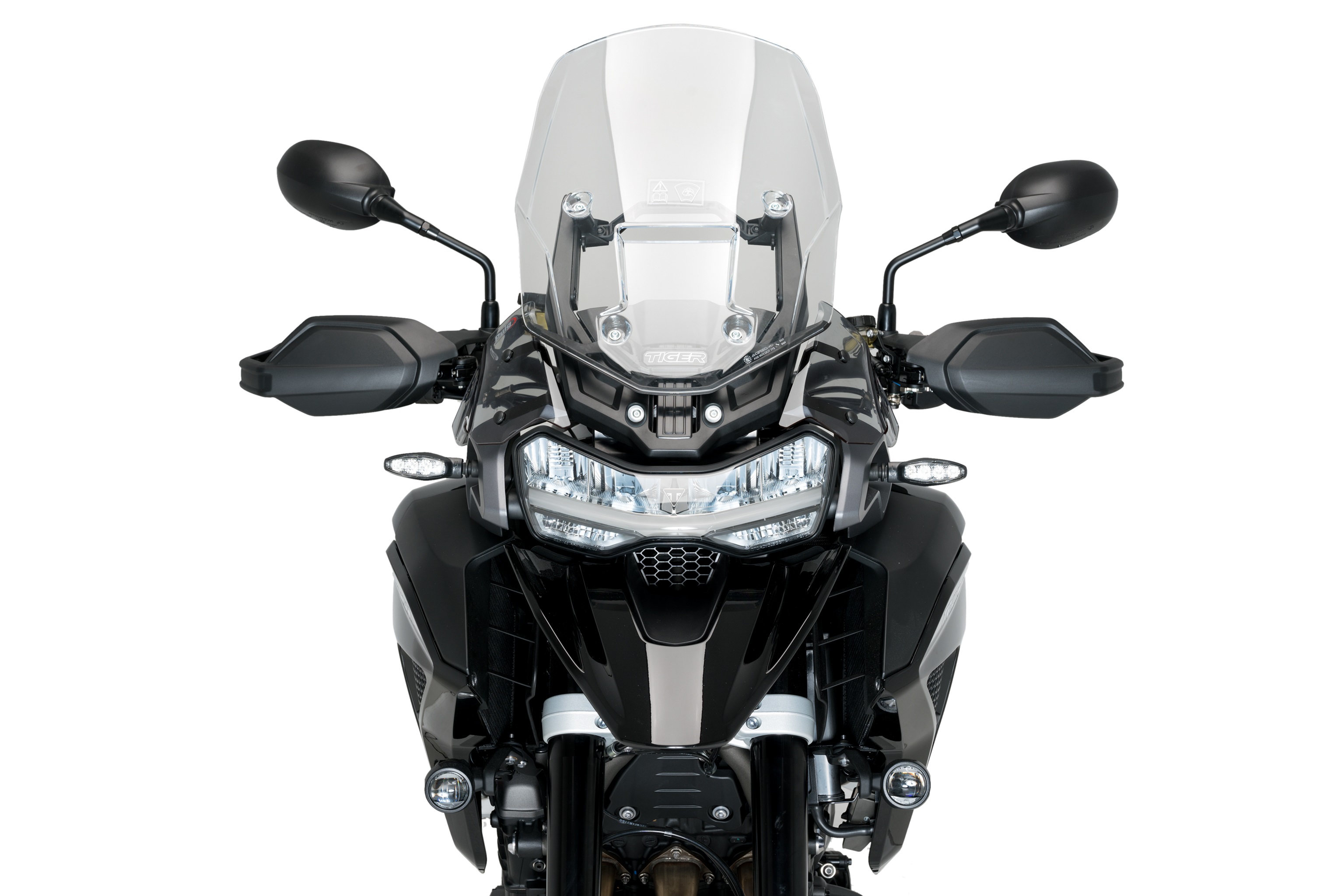 Extended front deflectors PUIG 21407H smoke