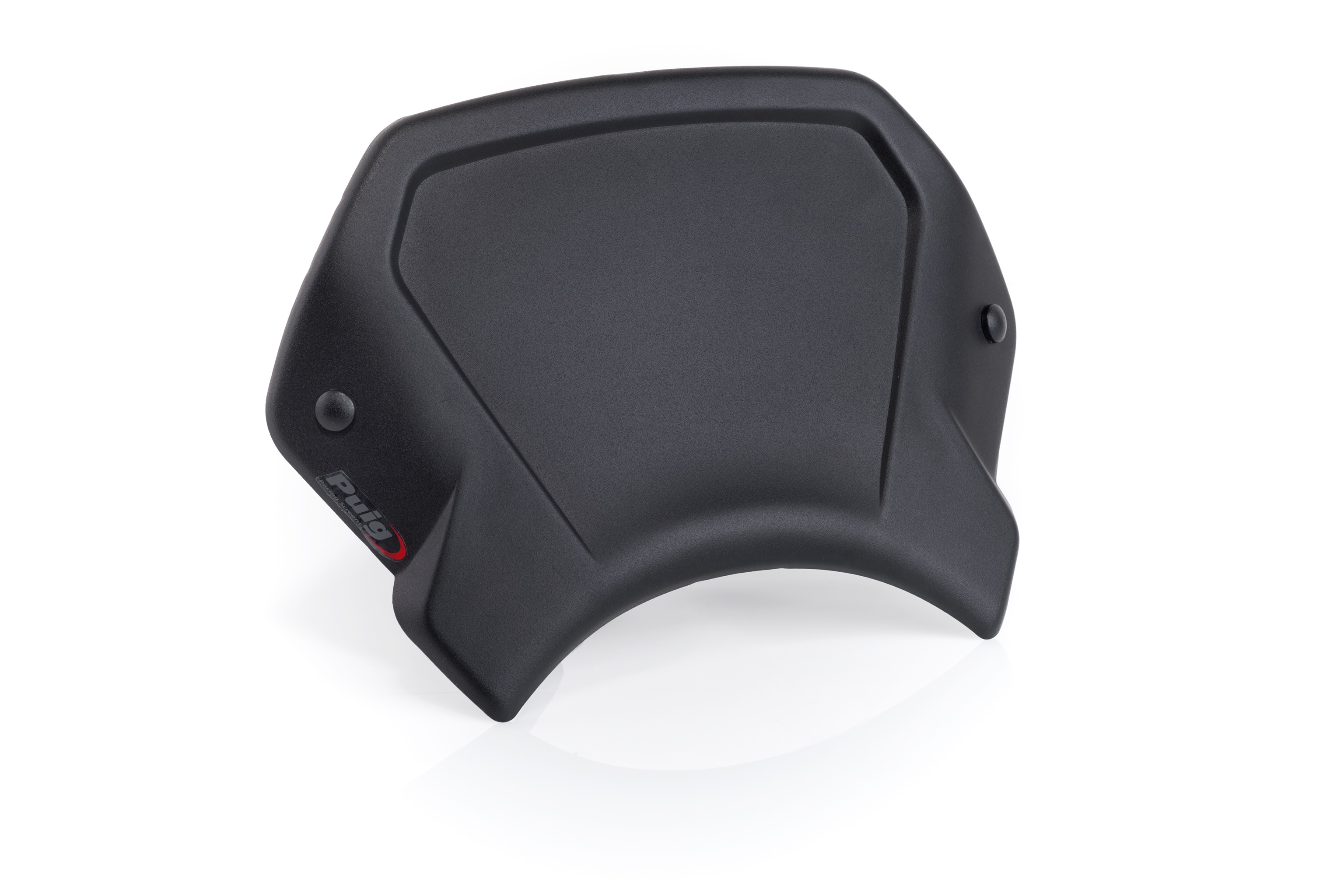 Windshield PUIG FRONTAL PLATE 21963N Crni aluminium