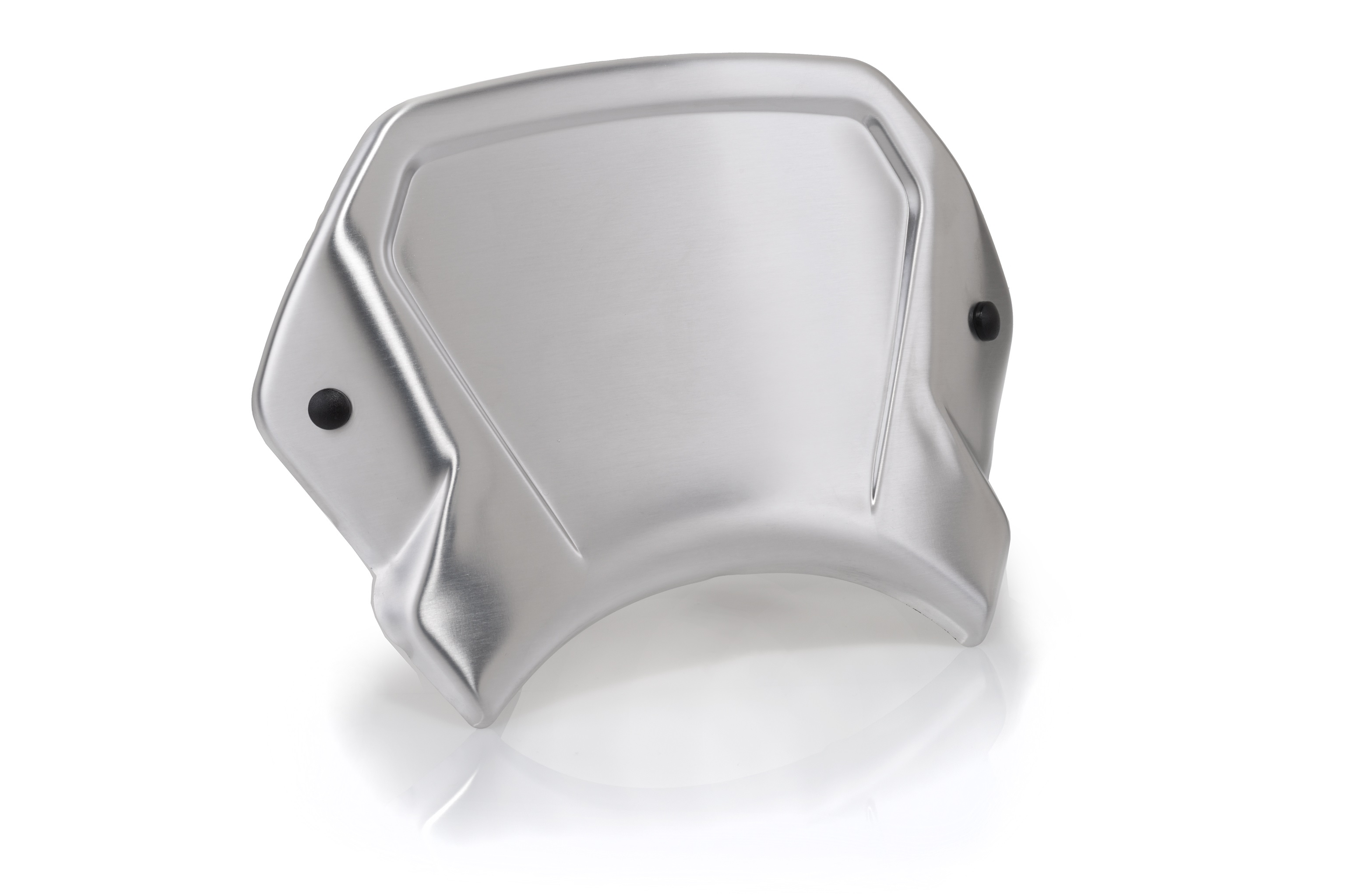 Windshield PUIG FRONTAL PLATE 22224P silver aluminium