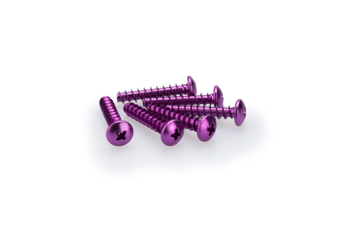Screws PUIG ANODIZED 2543L violet M6 x 30mm (6pcs)