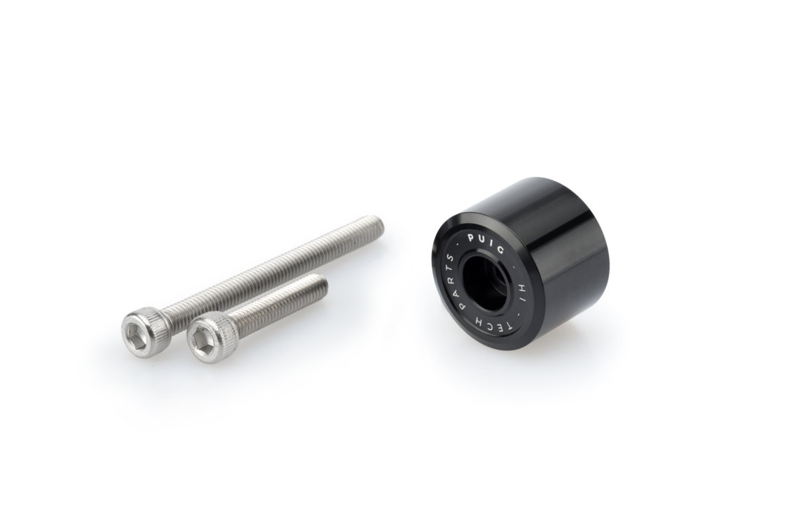 Left bar end weight PUIG 3774N Crni
