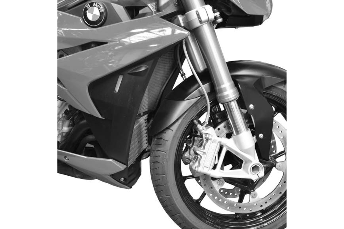 Front fender extension PUIG 3896N Crni