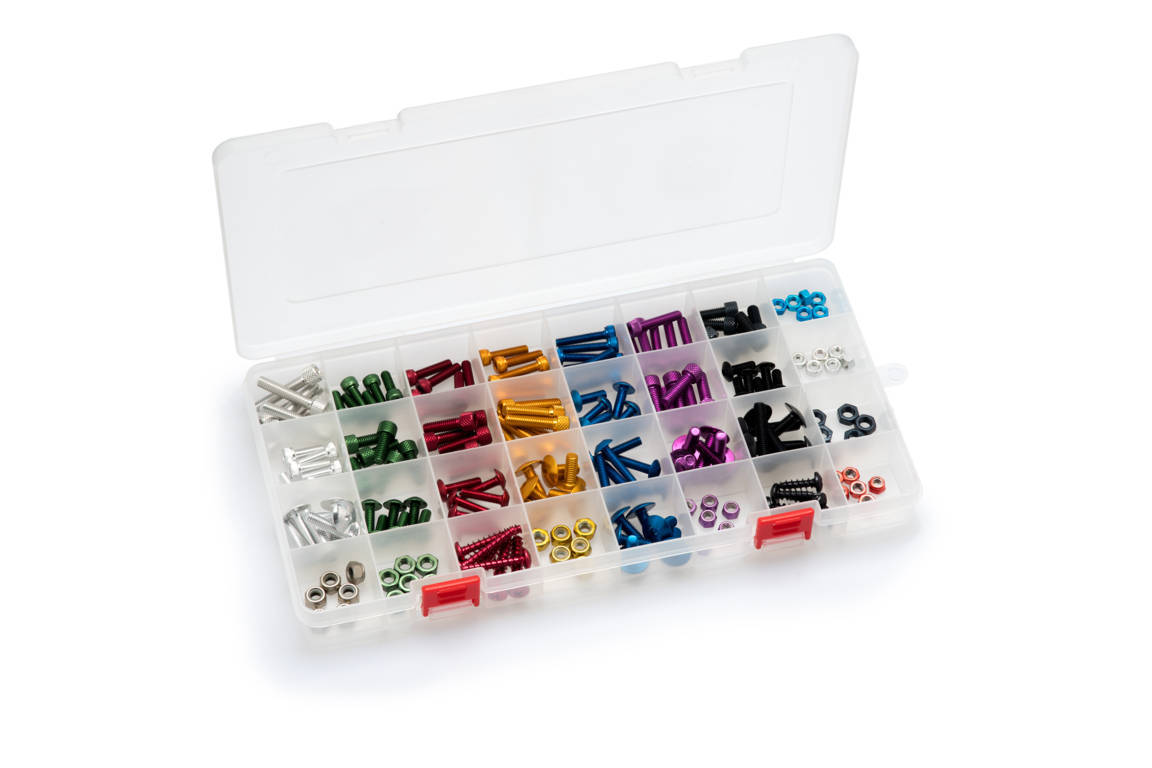 Plastic box PUIG ANODIZED 3961W transparent