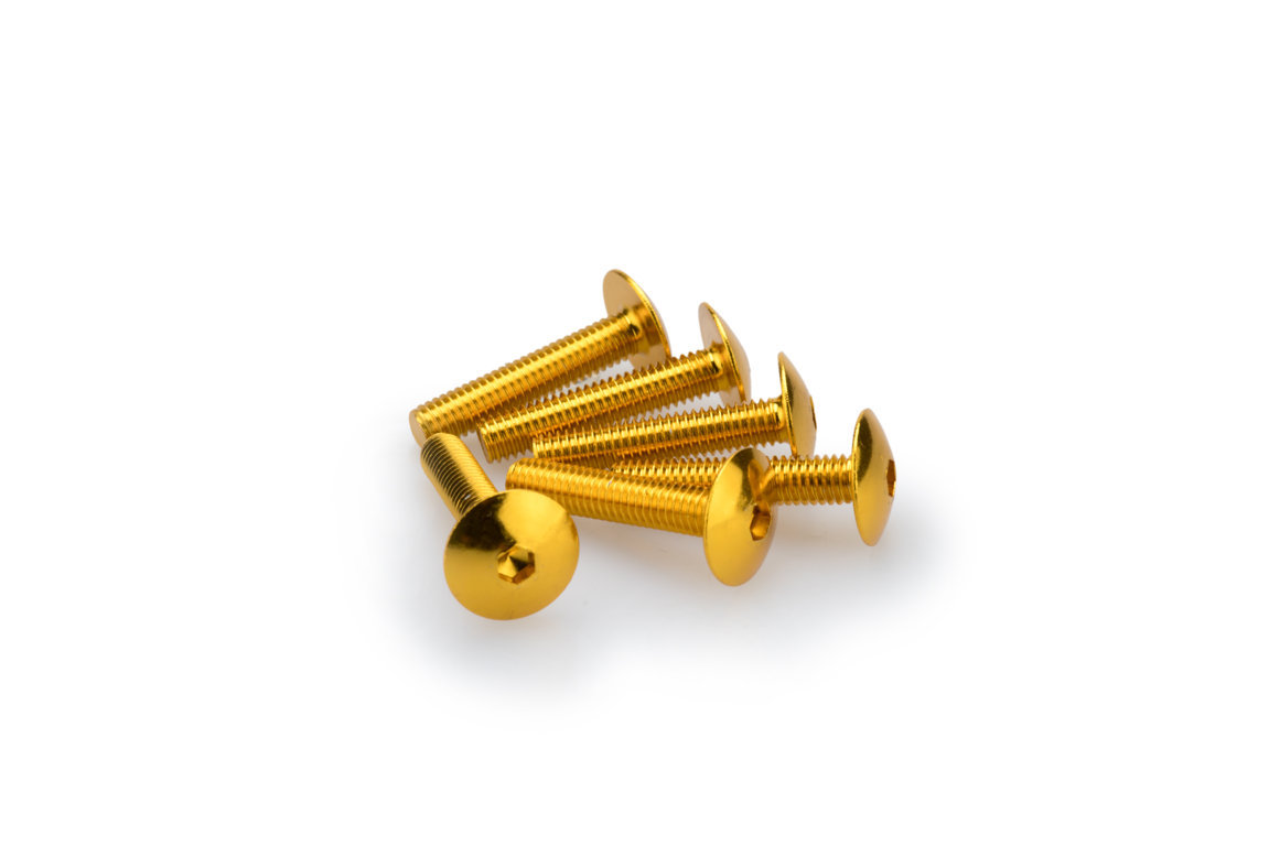 Screws PUIG ANODIZED 3995G yellow M6 x 30mm (6pcs)