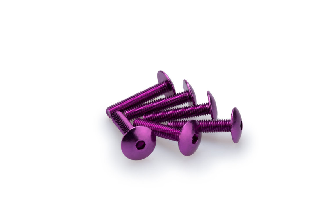 Screws PUIG ANODIZED 3995L violet M6 x 30mm (6pcs)
