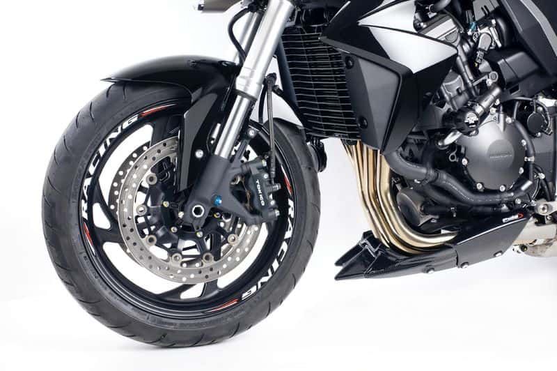 Rim strip PUIG CBR 5122B white set of 4 rim strips