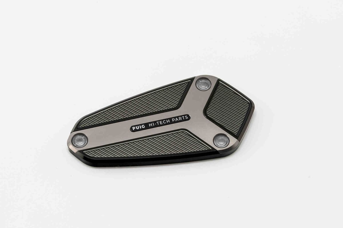 Brake tank cover PUIG 9277P silver
