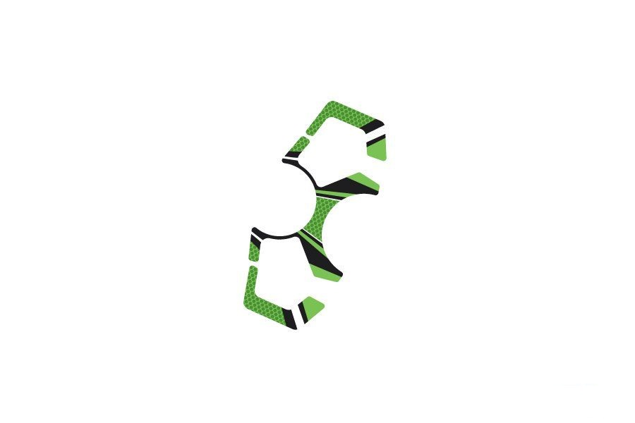 Yoke protector PUIG RADIKAL 9626V green