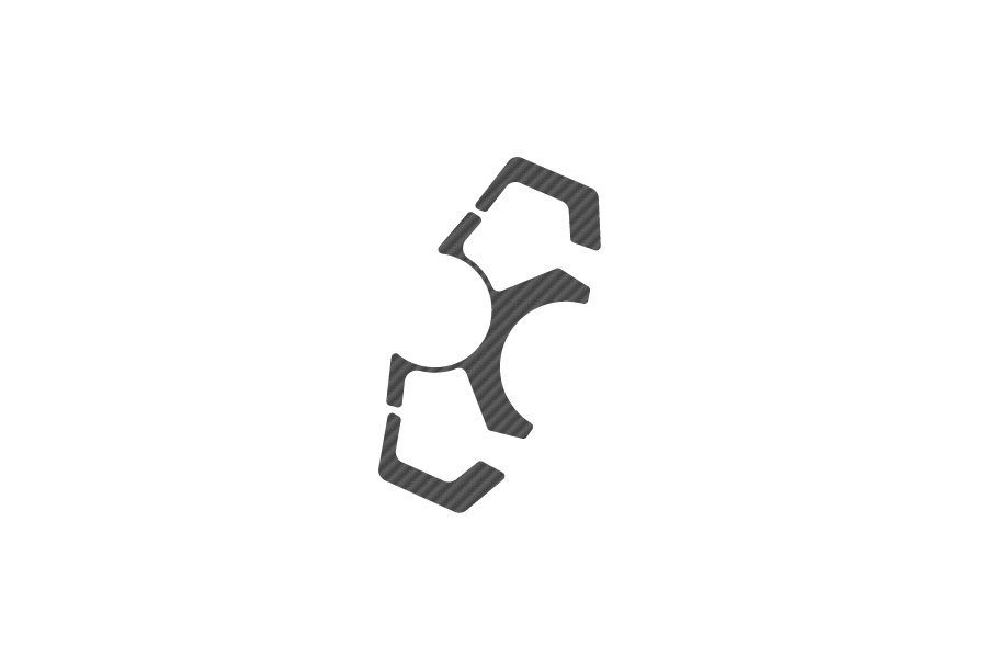 Yoke protector PUIG X-TREME 9627C carbon look