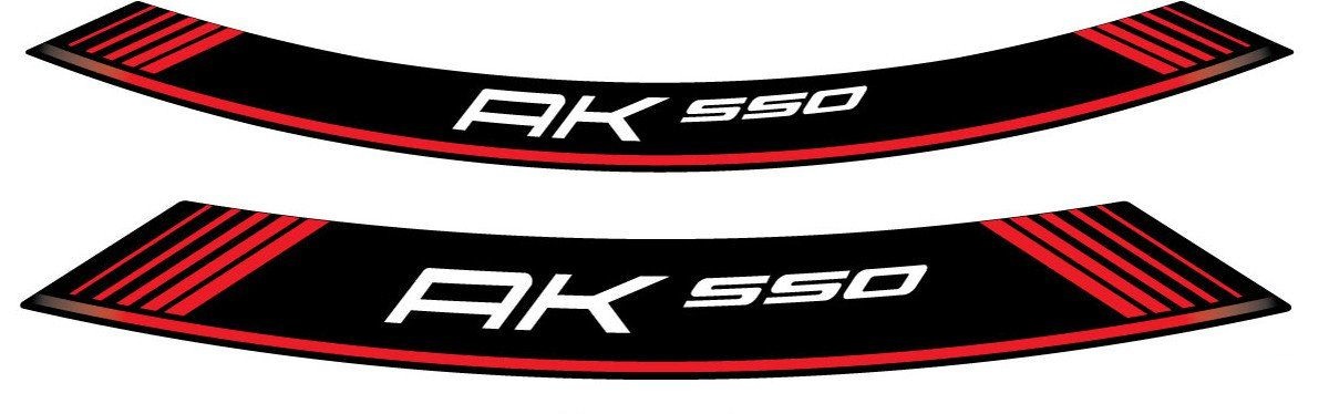 Rim strip PUIG AK550 9630R crven set of 8 rim strips