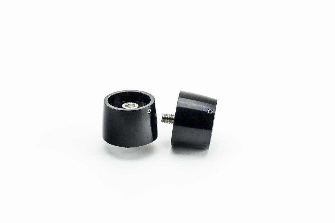 Bar ends body PUIG THRUSTER 9698N Crni