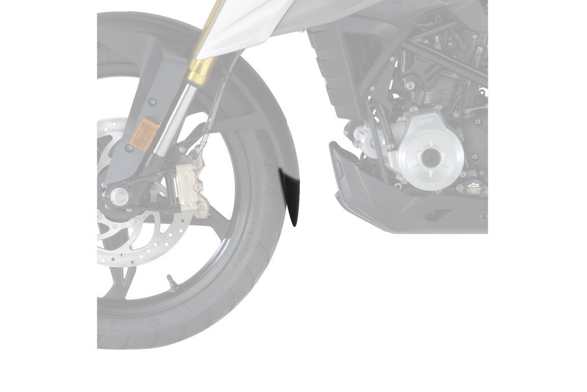 Front fender extension PUIG 9916N Crni