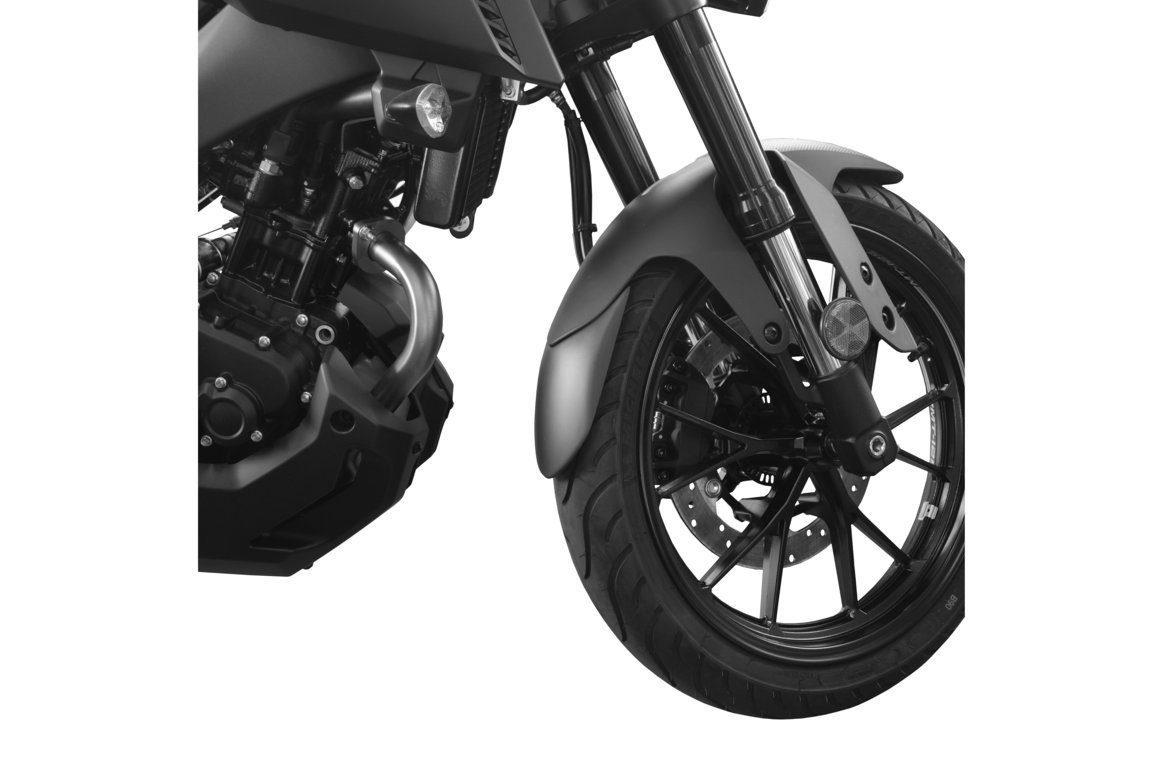 Front fender extension PUIG 9917N Crni