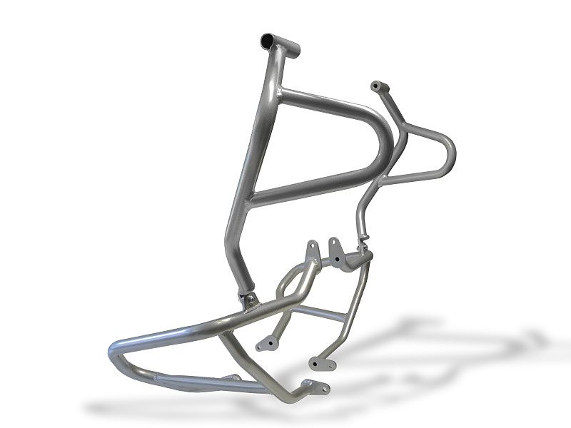 Engine guards RDMOTO CF46S silver upper + lower
