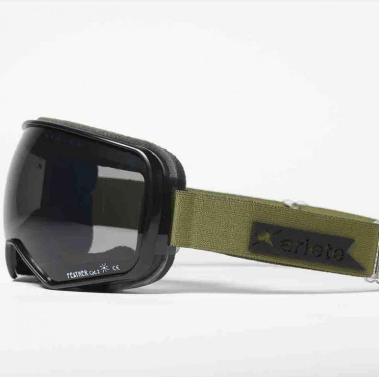 Goggles ARIETE FEATHER LITE 14920-LVP green strap