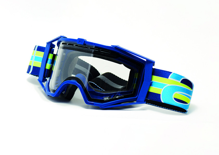 Goggles ARIETE 8K ENDURO 14960-EAG double clear lens plavi