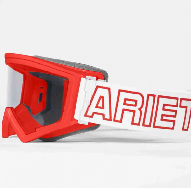 Goggles ARIETE PURAVIDA PURA 14970-PRBR red / clear lens no pins