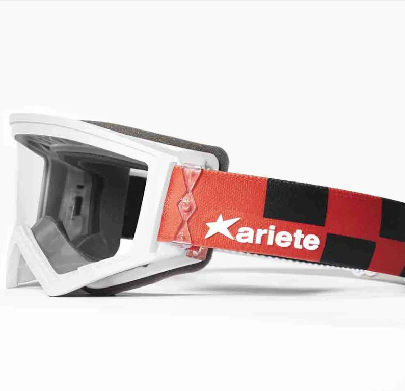 Goggles ARIETE PURAVIDA VIDA 14970-VBRN white / silver lens no pins