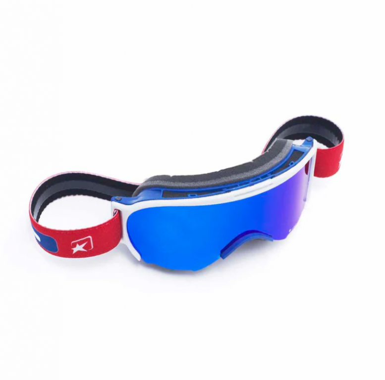 Goggles ARIETE WABI 14980-AABR blue multilayer lens Red/Blue