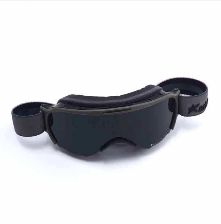 Goggles ARIETE WABI 14980-FNVR smoked lens Green Olive/Red