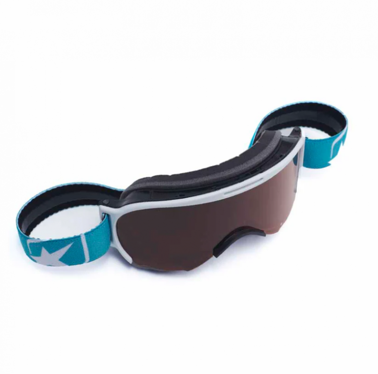 Goggles ARIETE WABI 14980-ONBT orange lens Turquoise/White