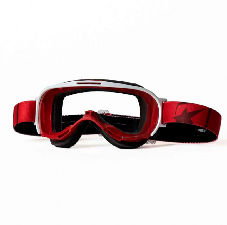 Goggles ARIETE WABI 14980-RBR clear lens White /Red