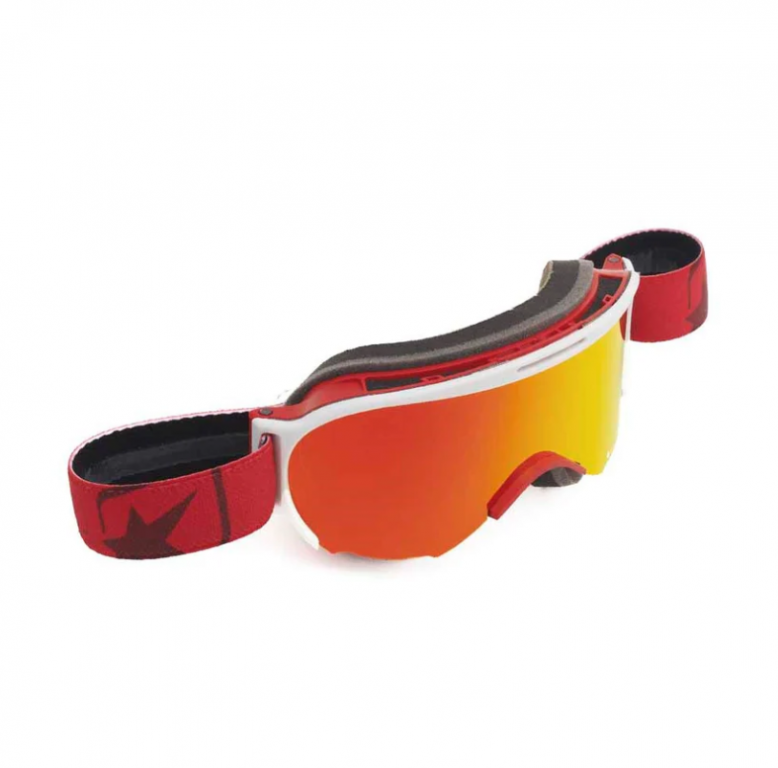 Goggles ARIETE WABI 14980-RRBR red multilayer lens Red/Red