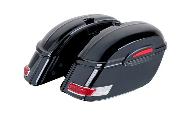 Rigid saddlebag CUSTOMACCES TOURING AR0004N Crni right