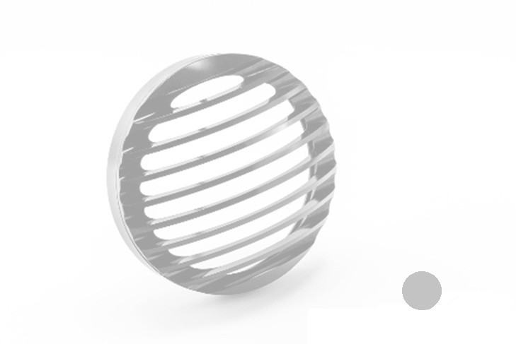 Headlight protector CUSTOMACCES MAX FAR001P silver