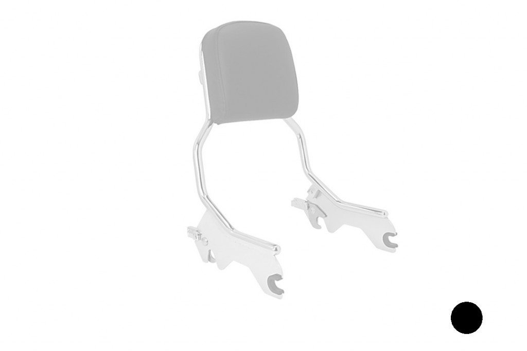 Sissybar plane CUSTOMACCES SOFT RSD305N Crni with screws