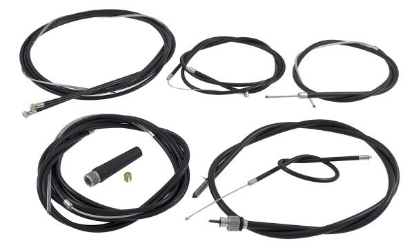 Transmission cable kit RMS 163620270 teflon black (8 pieces)
