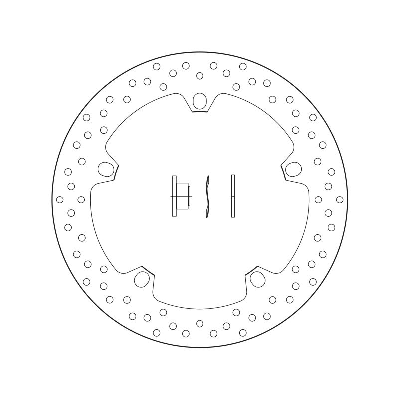 Kočiona disk BREMBO 168B407D6 fix
