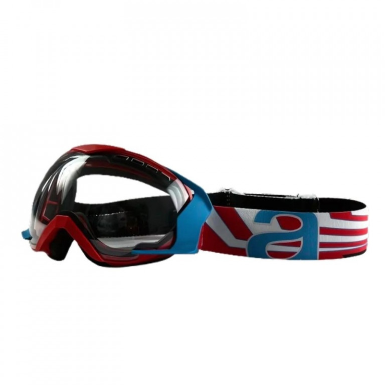 Goggles ARIETE MANTIS POLERIX 13940-PTAR crven blue claws, clear lens