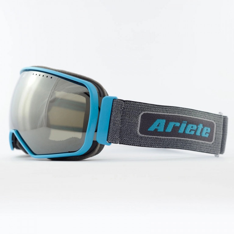 Goggles ARIETE PANORAMA 14900-NMS mirrored lens black melange strap