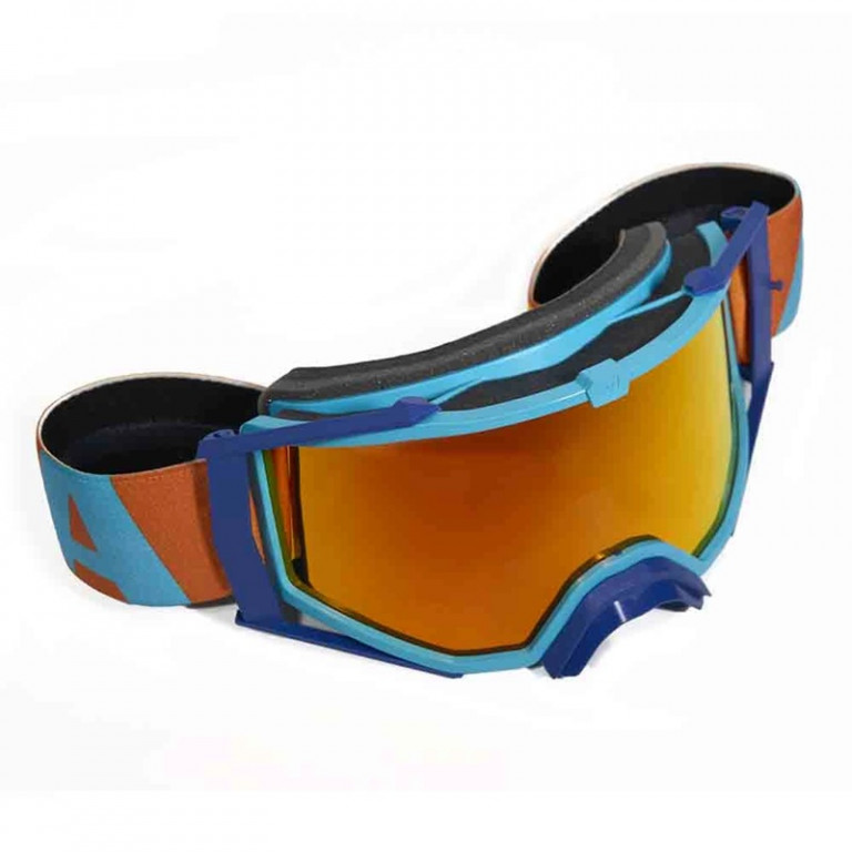 Goggles ARIETE 8K FUTURE 14960-FAAR Plavi red multi-layer lens