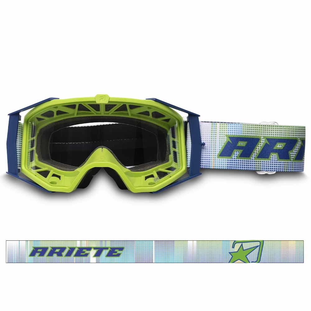 Goggles ARIETE 8K OVER 14960-OLAL lime light-sensitive lens