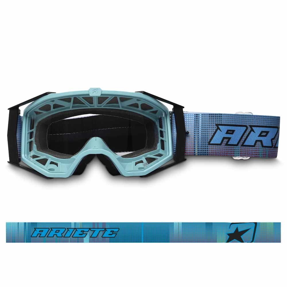Goggles ARIETE 8K OVER 14960-OTNL turquoise light-sensitive lens