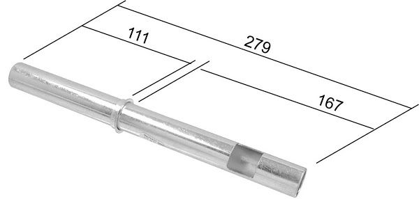 Throttle tube RMS 184080320