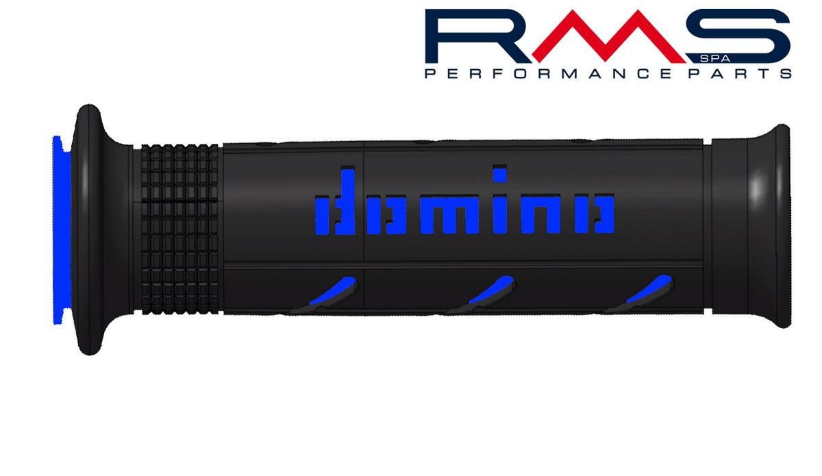 Hand grips DOMINO XM2 MAXISCOOTER 184160420 black/blue DOMINO