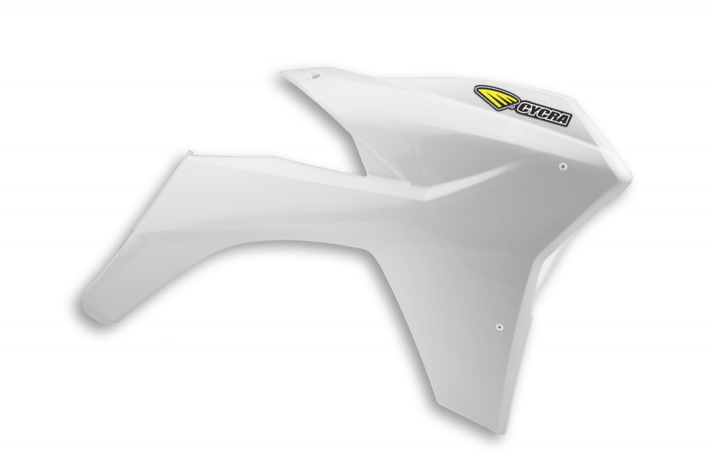 Radiator shrouds CYCRA POWERFLOW 1896-42 White