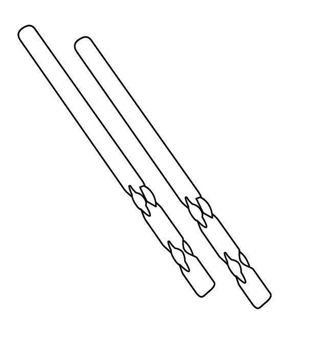 Quad hinge SHAD 200452R for ATV80 (2pcs)